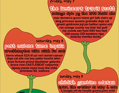 Papavera Festival Lineup Poster