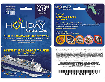 Holiday Cruise Line Giftcards