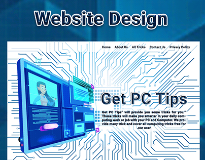 Website design home page design
