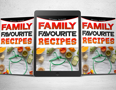 FAMILY FAVOURITE RECIPES EBOOK COVER DESIGN