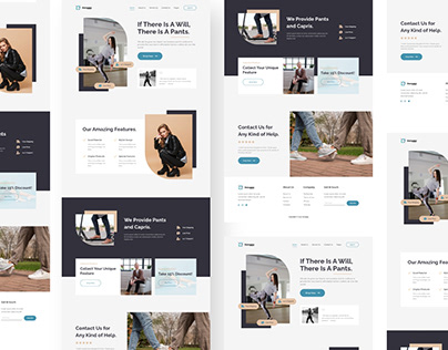 Swaggy - Pants & Fashion Store Landing Page