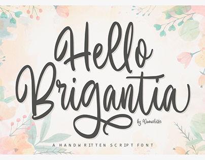 Hello Brigantia - Handwritten Script
