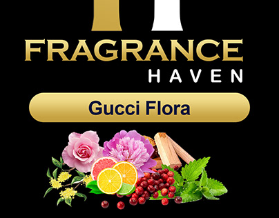 FH Fragrance perfume sticker design
