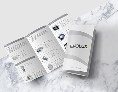 Tríptico productos Evolux 2013