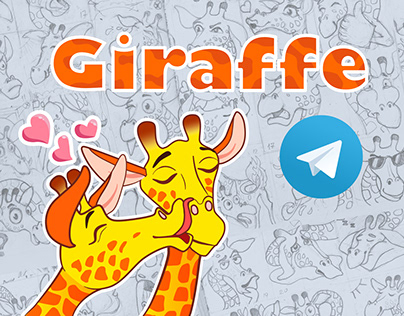 Giraffe Stickerpack for Telegram