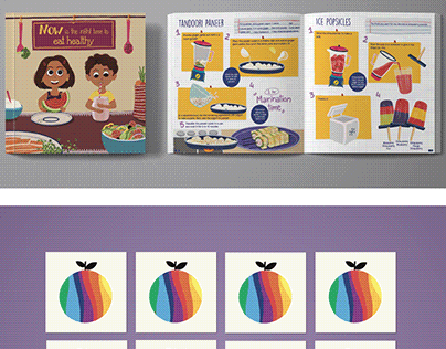 Children's book to promote healthy eating habits