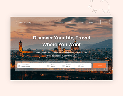 Our cutting-edge travel agency web design!