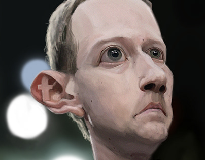 Caricature: Mark Zuckerberg
