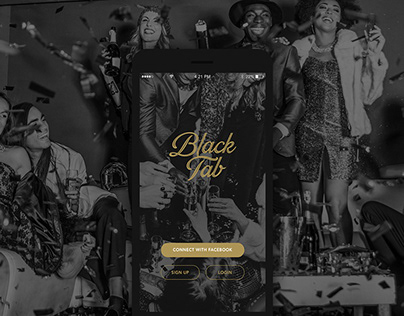 Black Tab App Design