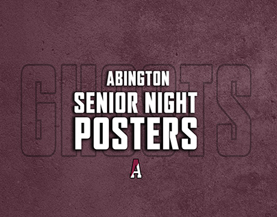 Abington Senior Night Posters