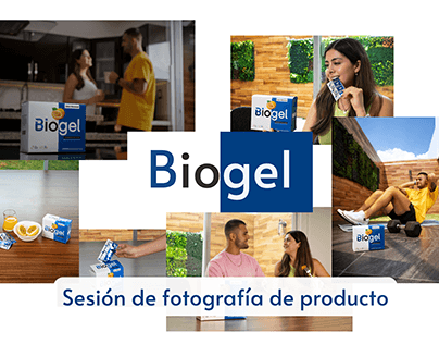 BIOGEL - Sesión de fotografía de producto