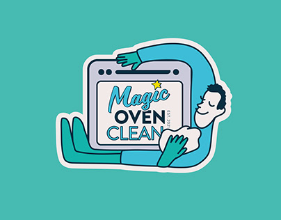 Magic Oven Clean Branding identity, print & socials