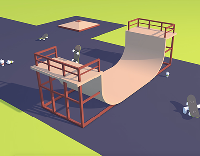 Skate - Park - Modeling & Animation