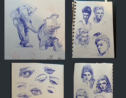 Pages of my sketchbooks