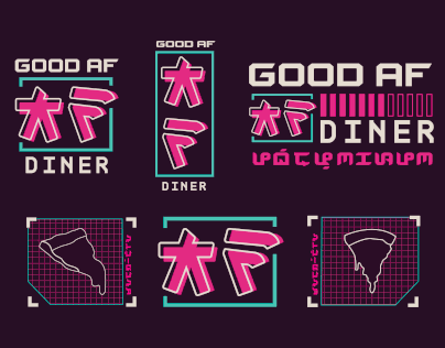 GOOD AF Diner - Visual Identity