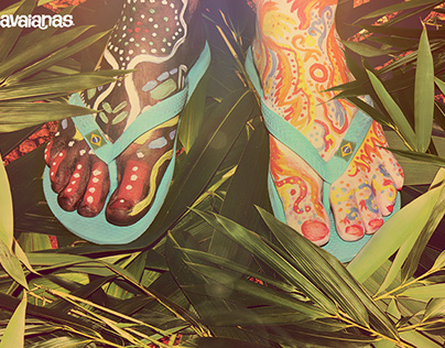 Samba in the jungle - Havaianas poster