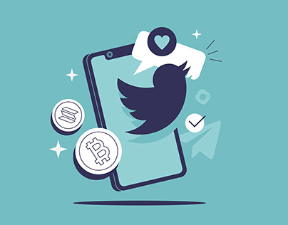 Illustrations for social media about trading app