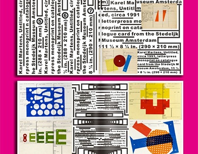 Karel Martens: Selected Letterpress Works