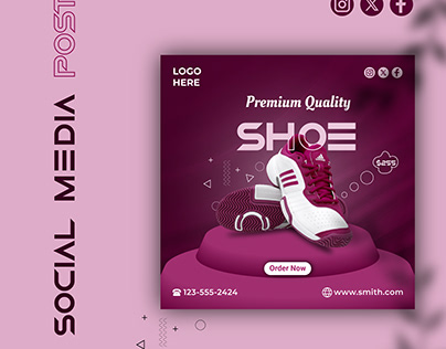 Social Media Post design for shoes