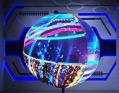 customized led display sphere design