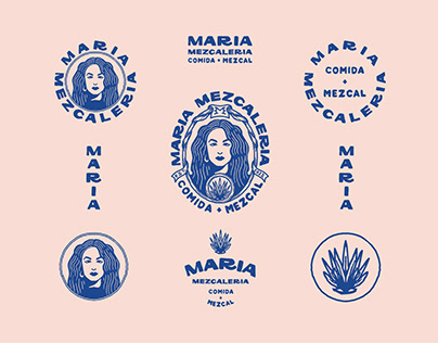 Maria Mezcaleria Logo Design