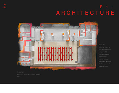 CINEMA - Arquitecture Digital Illustration