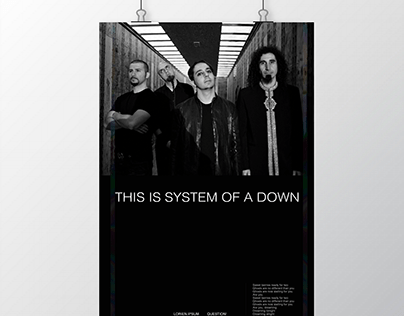 THIS IS SYSTEM OF A DOWN POSTER