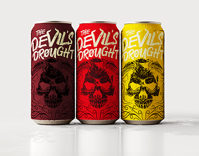 Devil's Drought Craft Beer Brand Identity