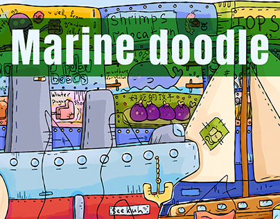 Summer marine doodle
