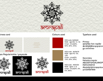 Amrapali logo design