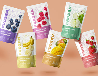 Packaging Design for Freeze Fried Fruits