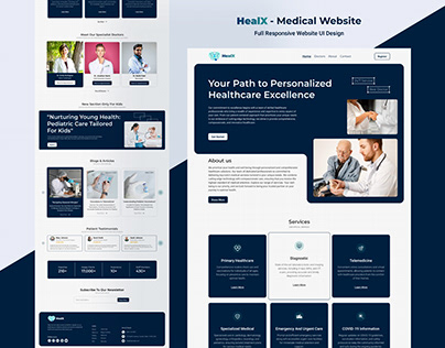 HealX - Full Responsive Medical Website Design