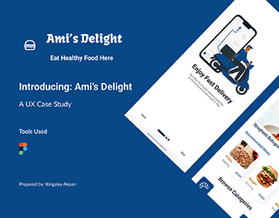 Project thumbnail - Ami's Delight Food App