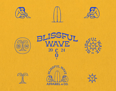 Blissful Wave Co. Branding