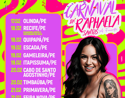 Agenda Carnaval - Raphaela Santos (Estudo)
