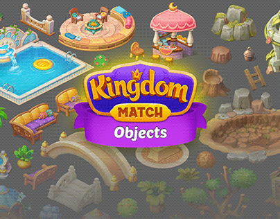 Objects for Kingdom Match game