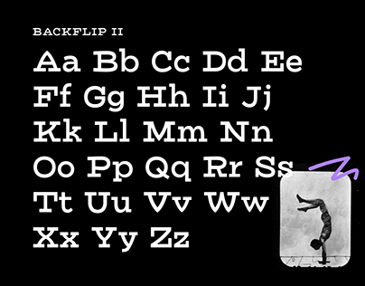 Backflip - Slab Serif Font