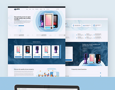 Nepa Vending - Website Homepage Design