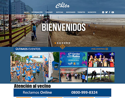 Pagina Web del Municipio de la costa