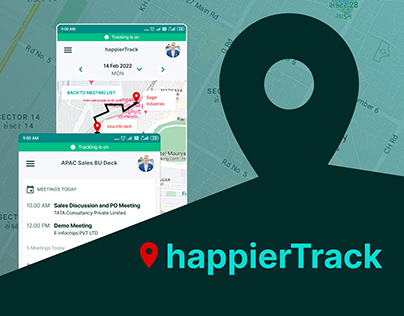 happierTrack | Automated Mileage Tracking Feature