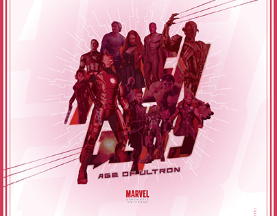 MCU Avengers Age of Ultron (one project, one poster)