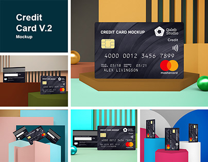 Credit Card V.2 Mockup