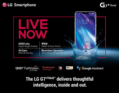 LG G7+ThinQ Microsite