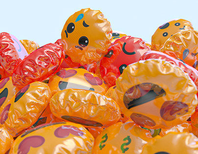 Free download - 3D emoji balloons pack