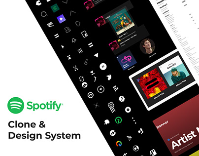 Spotify - Clone & Design System