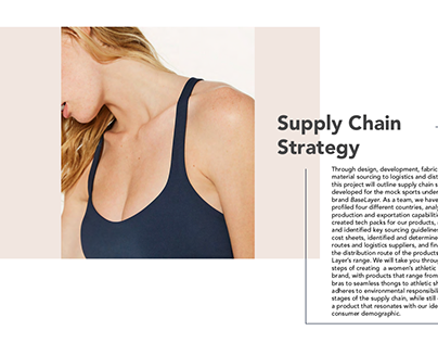 Supply Chain Strategy for Mock Brand BaseLayer
