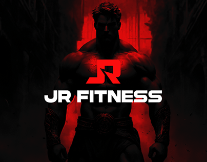 JR Fitness logo & Brand identity