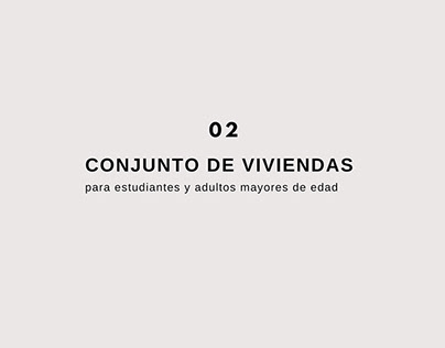 CONJUNTO DE VIVIENDAS