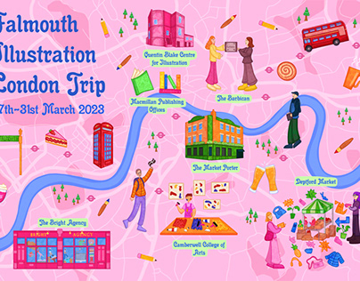 Personalised London Illustrated Map