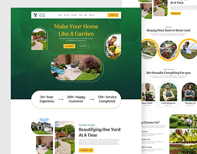 Gardening Plant Shop Website Design